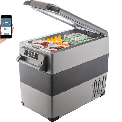 VEVOR Portable Compressor Car Refrigerator 55 L / 110-240V AC