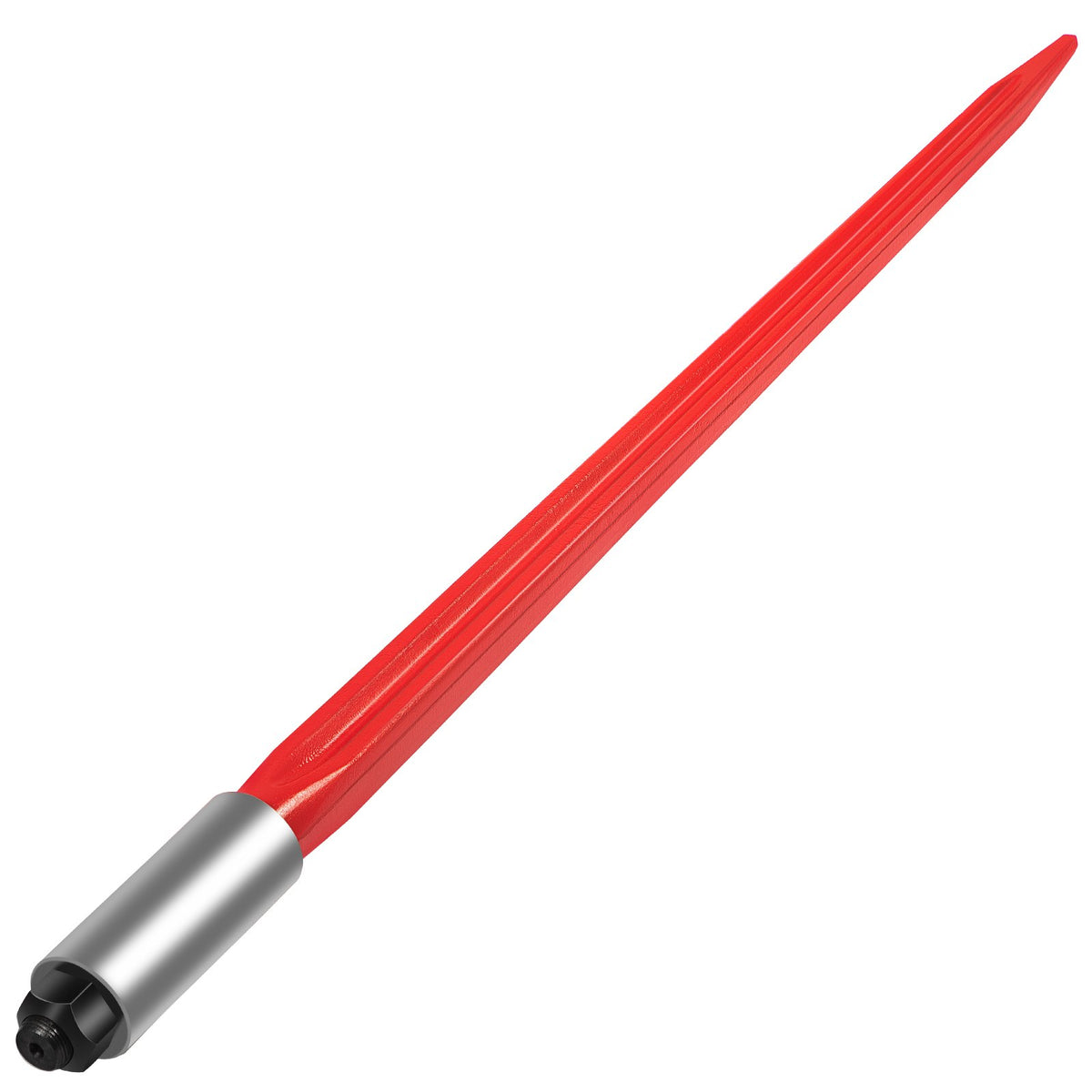 VEVOR 32 in Hay Bale Spear, 1350 lb Capacity, Red Spear with 32 inch / Red