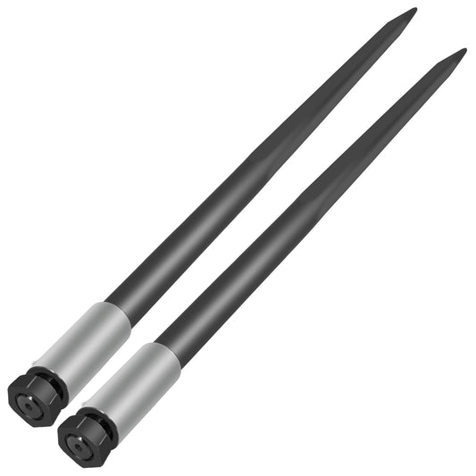 49 inch hay bale spear set 49 inch / Black