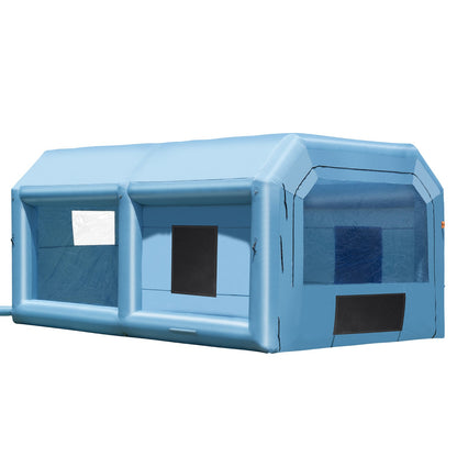 VEVOR Inflatable Paint Booth, Portable Inflatable Spray Boot 21 x 13.5 x 9.8 ft | 1100W