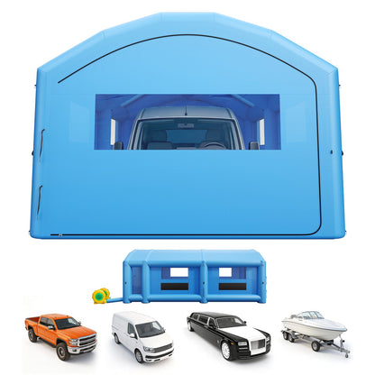 VEVOR Inflatable Paint Booth, Portable Inflatable Spray Boot 33 x 20 x 13 ft | 950W + 1100W