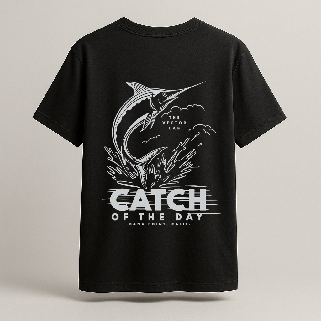 Dana Point Catch of the Day Billfish Graphic T-Shirt - image 3
