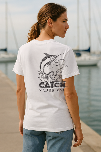 Dana Point Catch of the Day Billfish Graphic T-Shirt - image 4
