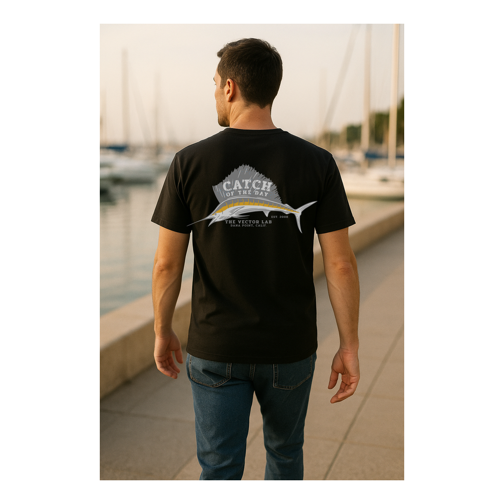 Catch of the Day graphic T-shirt image 3