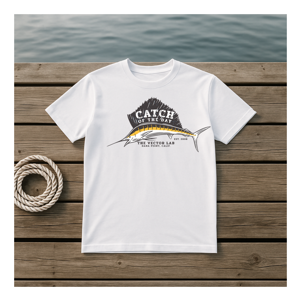 Catch of the Day graphic T-shirt image 4