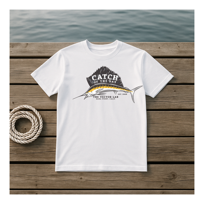 Catch of the Day graphic T-shirt image 4