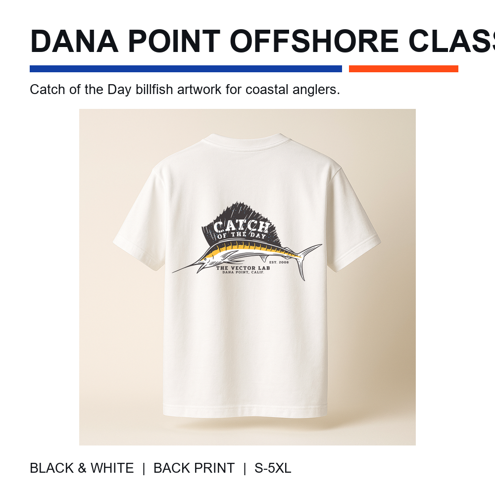 Catch of the Day graphic T-shirt image 5