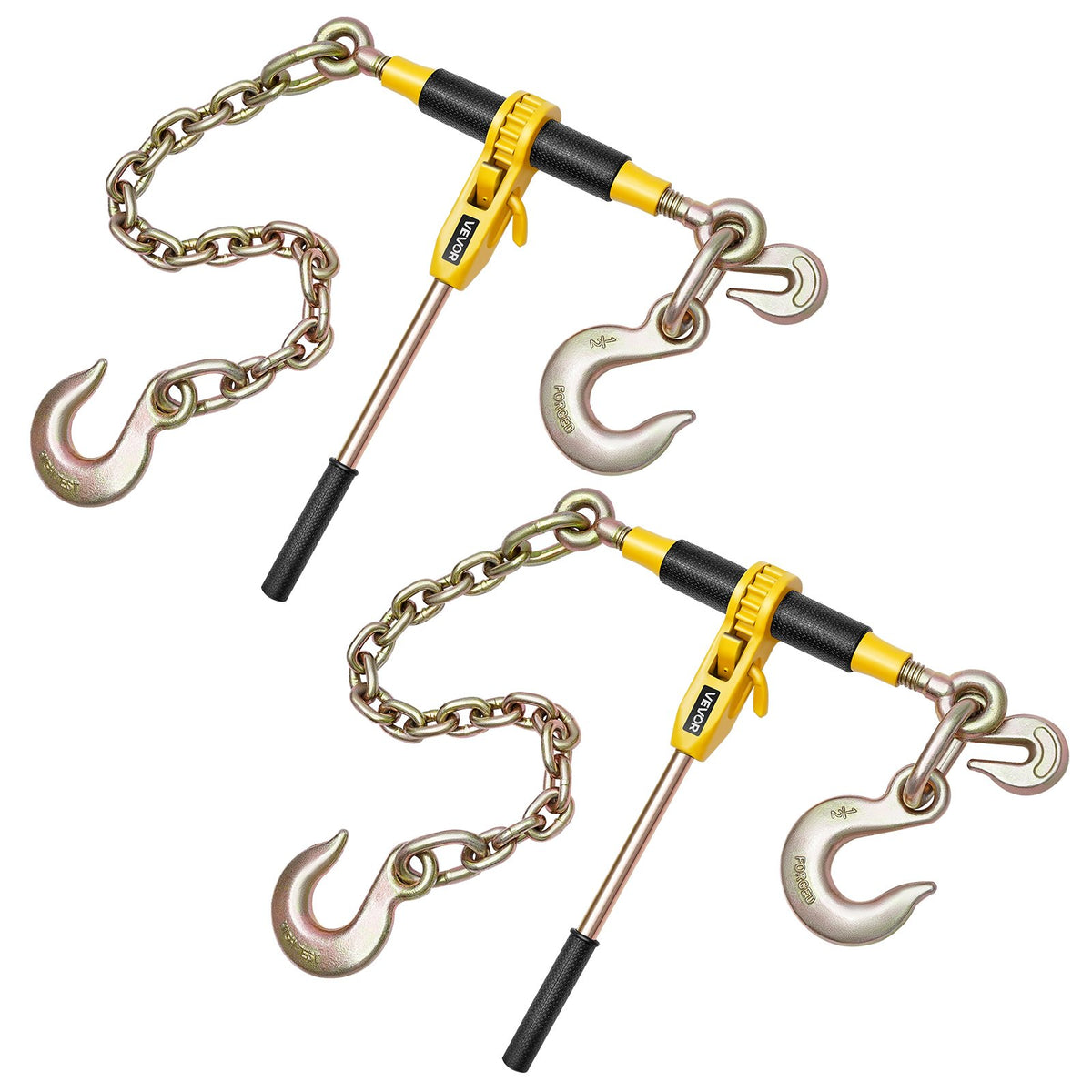 VEVOR Ratchet Chain Binder and Chain Kit, Heavy Duty Load Bi 3/8 - 1/2 inch / 1 PC, Binder Only