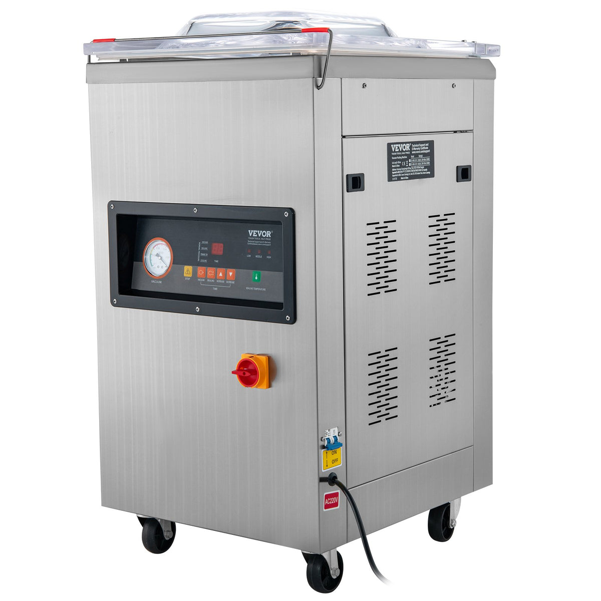 VEVOR DZ-400-2E-V1 Floor Chamber Vacuum Sealer, Dual 15.7 in Seal Bars - view 5