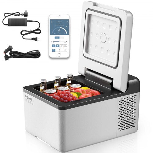 VEVOR Portable Compressor Car Refrigerator 9 L / 110-220V AC
