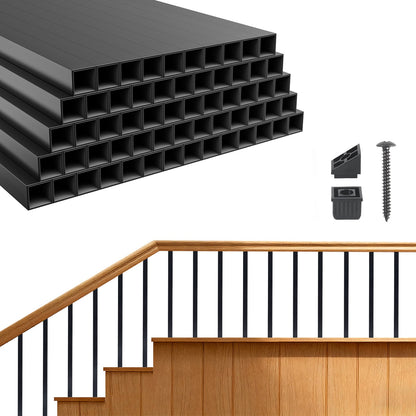 VEVOR Square Metal Deck Balusters & Spindles 125 PCS / 26 inch