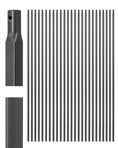 VEVOR Square Metal Deck Balusters & Spindles 31 PCS / 44 inch