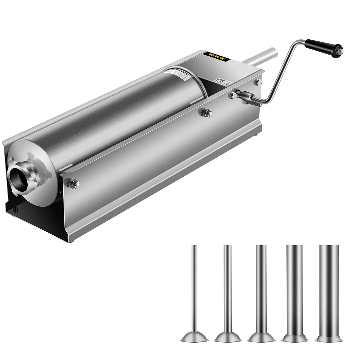 VEVOR Manual Sausage Stuffer, Horizontal Dual-Speed Meat Stu 7 L