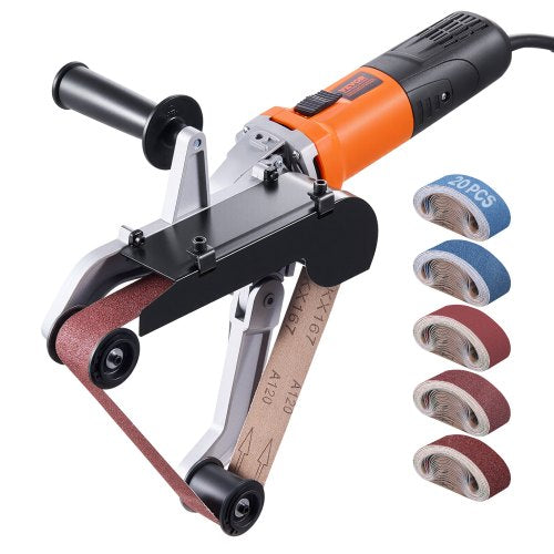 VEVOR Pipe Tube Polisher Sander, 800W/1000W Belt Sander Grin 100 pcs