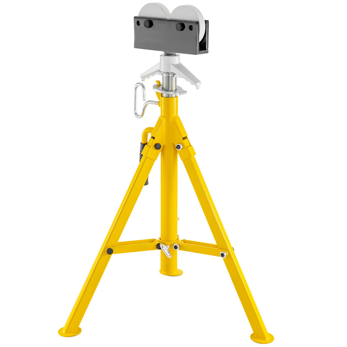 VEVOR Roller Pipe Stand, Folding Portable Pipe Support Stand 32 - 55 inch / 2500 lbs