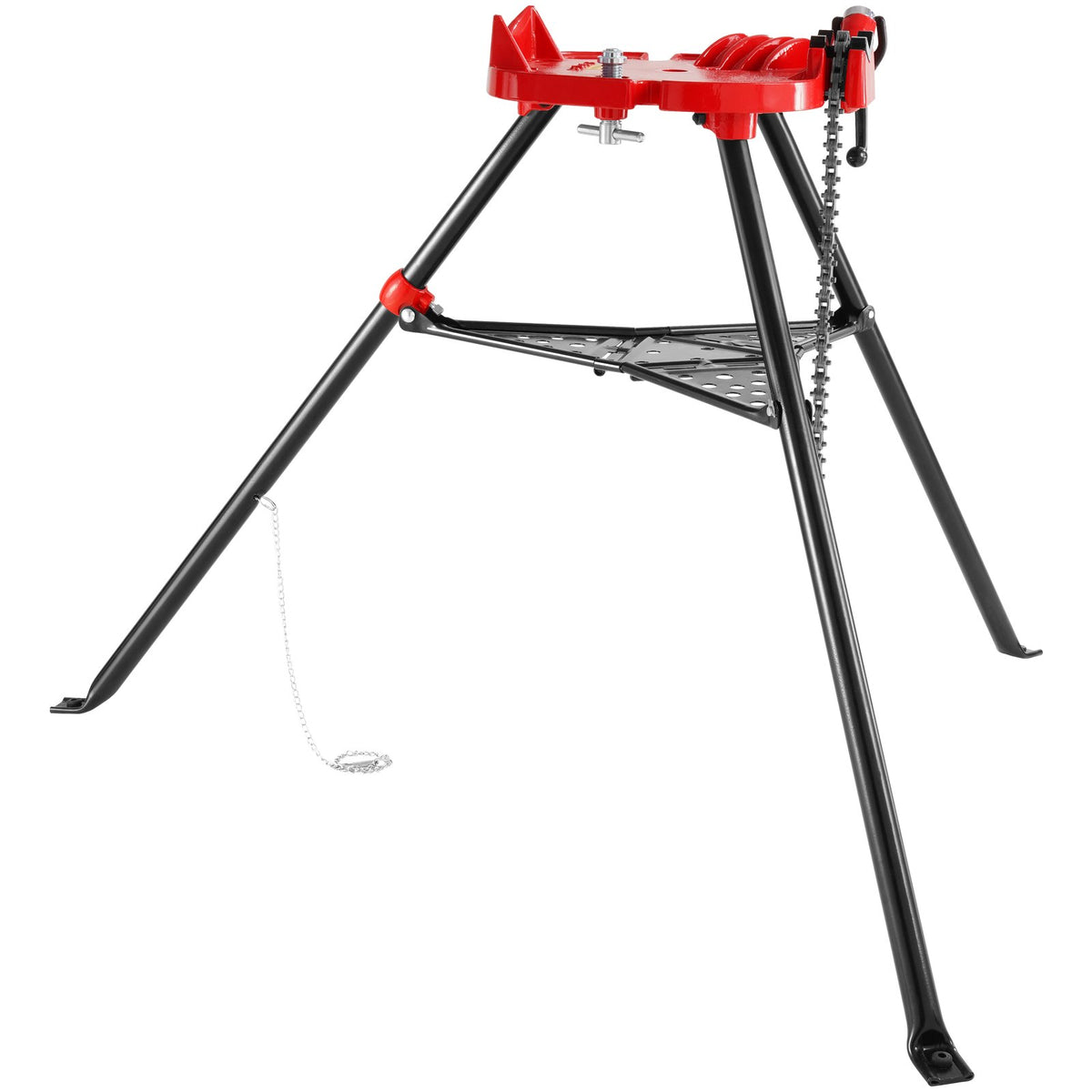 VEVOR 460-6 Tripod Pipe Chain Vise, 1/8 to 6 Inch Pipe Capac