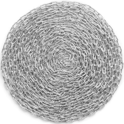 VEVOR Proof Coil Chain, 100 ft Galvanized Carbon Steel Tow C 3/16 inch