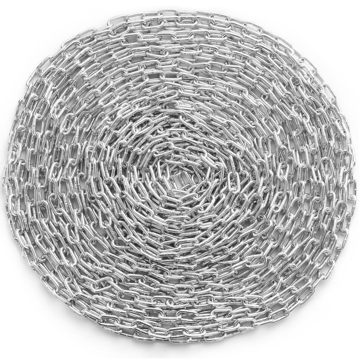 VEVOR Proof Coil Chain, 100 ft Galvanized Carbon Steel Tow C 1/4 inch