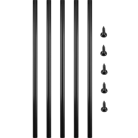 VEVOR Deck Balusters Metal Deck Spindles Circle Baluster / 101 Pack / 26 in