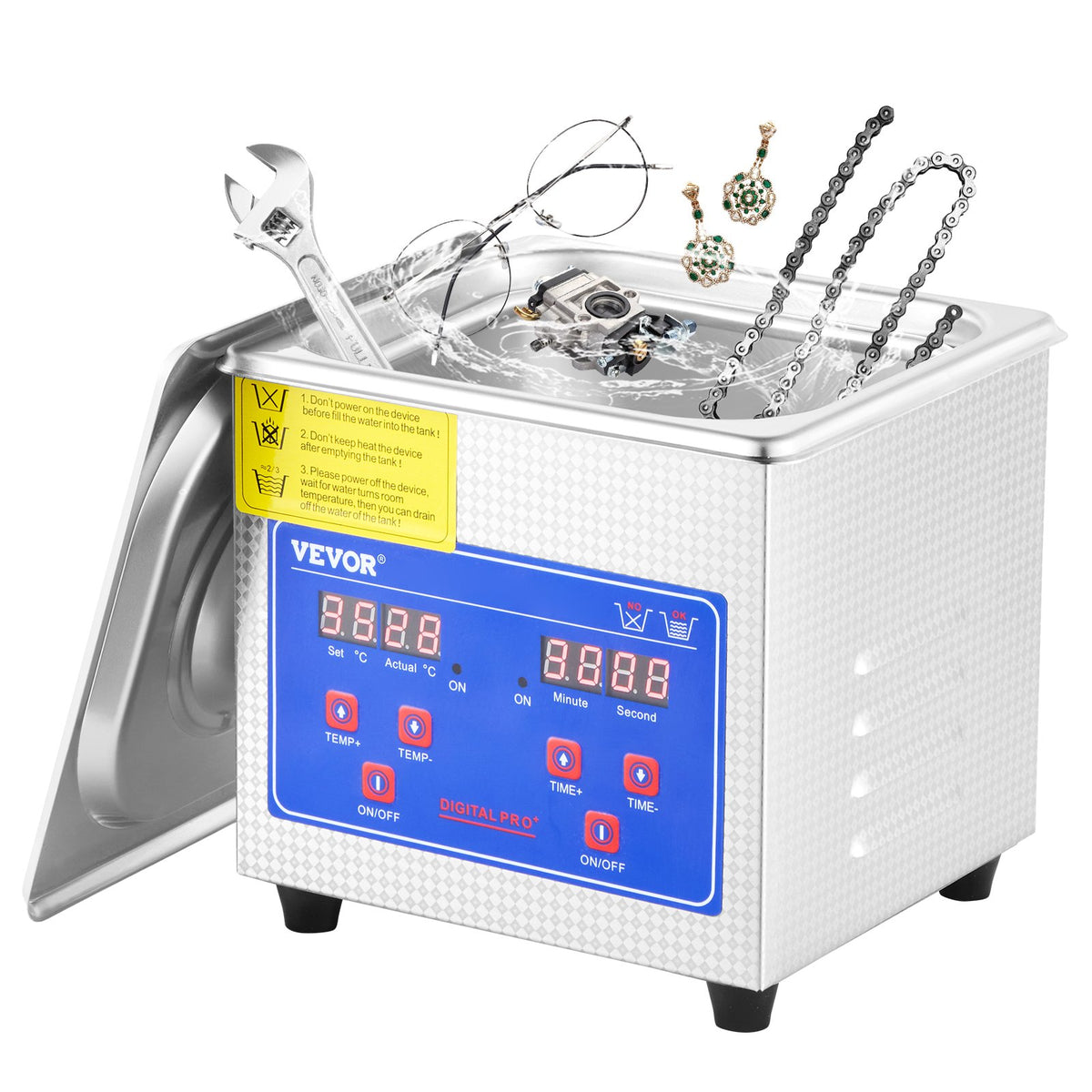 VEVOR Professional Ultrasonic Cleaner 1.3 L