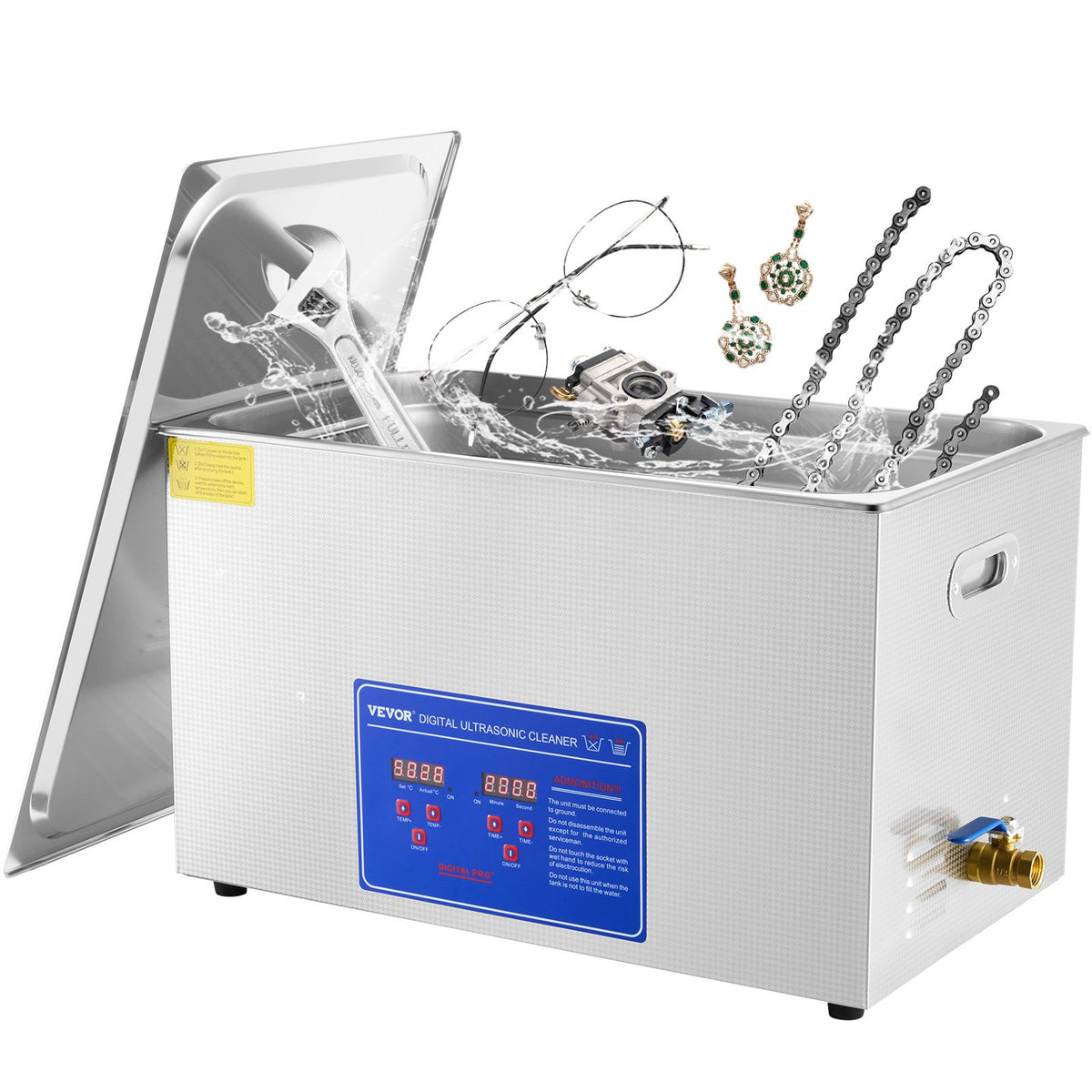 VEVOR Professional Ultrasonic Cleaner 27.2 L