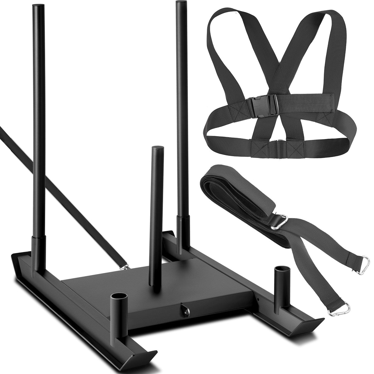 VEVOR Weight Sled System, Heavy Duty Steel Power Speed Sled