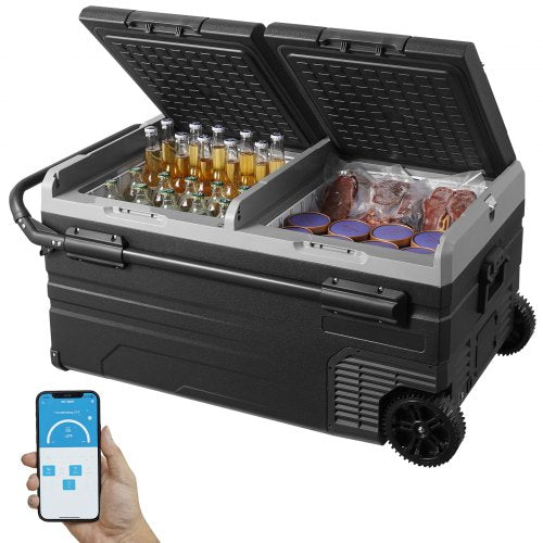 VEVOR Portable Compressor Car Refrigerator 95 L / 100-240V AC