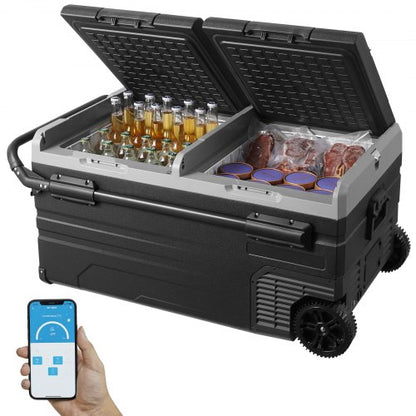 VEVOR Portable Compressor Car Refrigerator 95 L / 100-240V AC