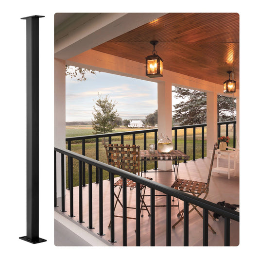 VEVOR Cable Railing Post, SUS304 Stainless Steel Nonporous / 36" x 1.5" x 1.5"