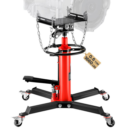 VEVOR Transmission Jack 1660 lbs / Red