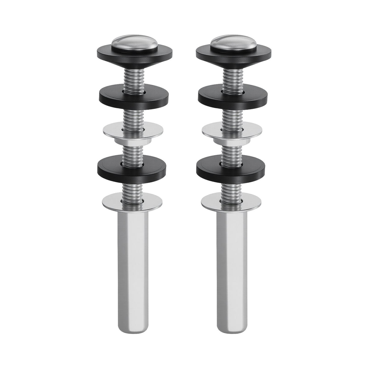 VEVOR Universal Toilet Seat Bolts Kit, Metal Heavy Duty Toil