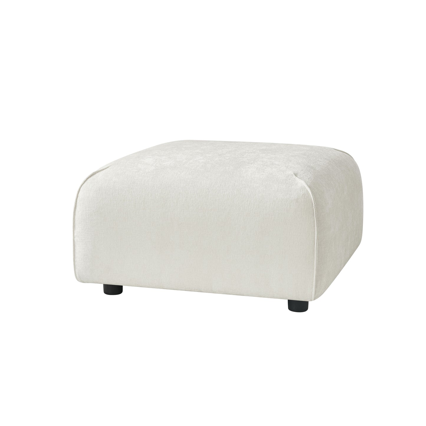 Plush Square Ottoman – Multi-Functional Extra Seating for Living Room & Home image 4