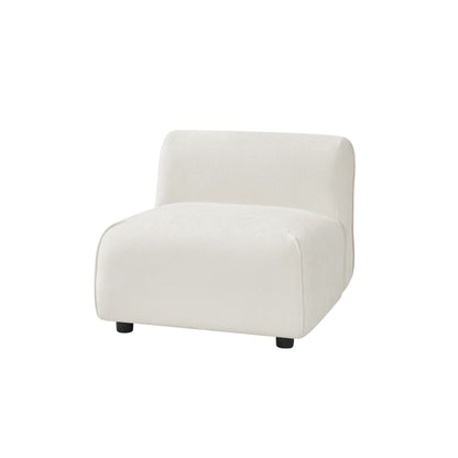 Modern Plush Accent Chair with Ottoman Set – Compact Upholstered Lounge Set for Living Room & Bedroom image 7