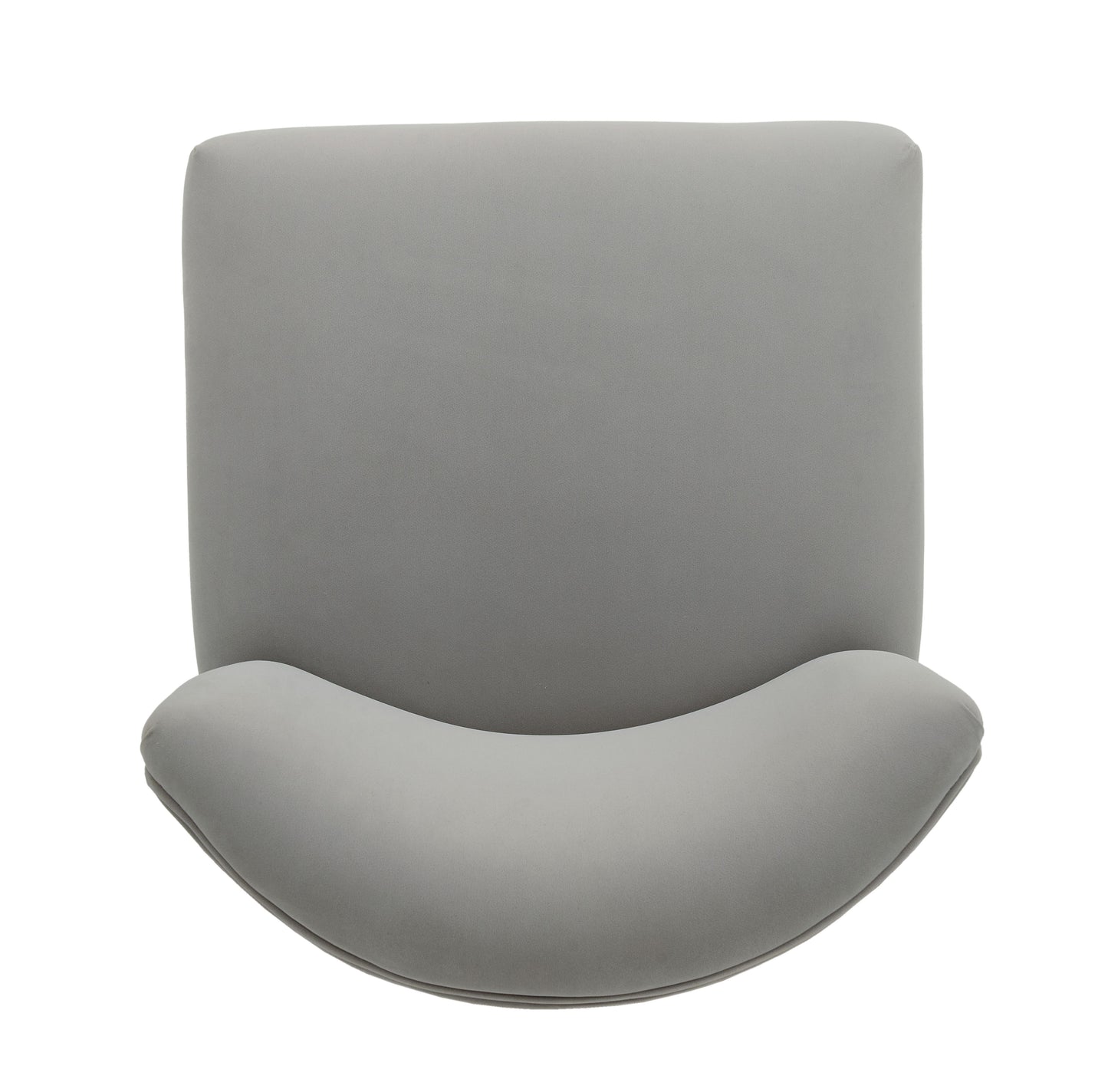 27inch-counterstool, modern design with a smooth, light - colored fabric and circular footrest with a gold - colored finish,creates a sophisticated and luxurious look--Grey image 10