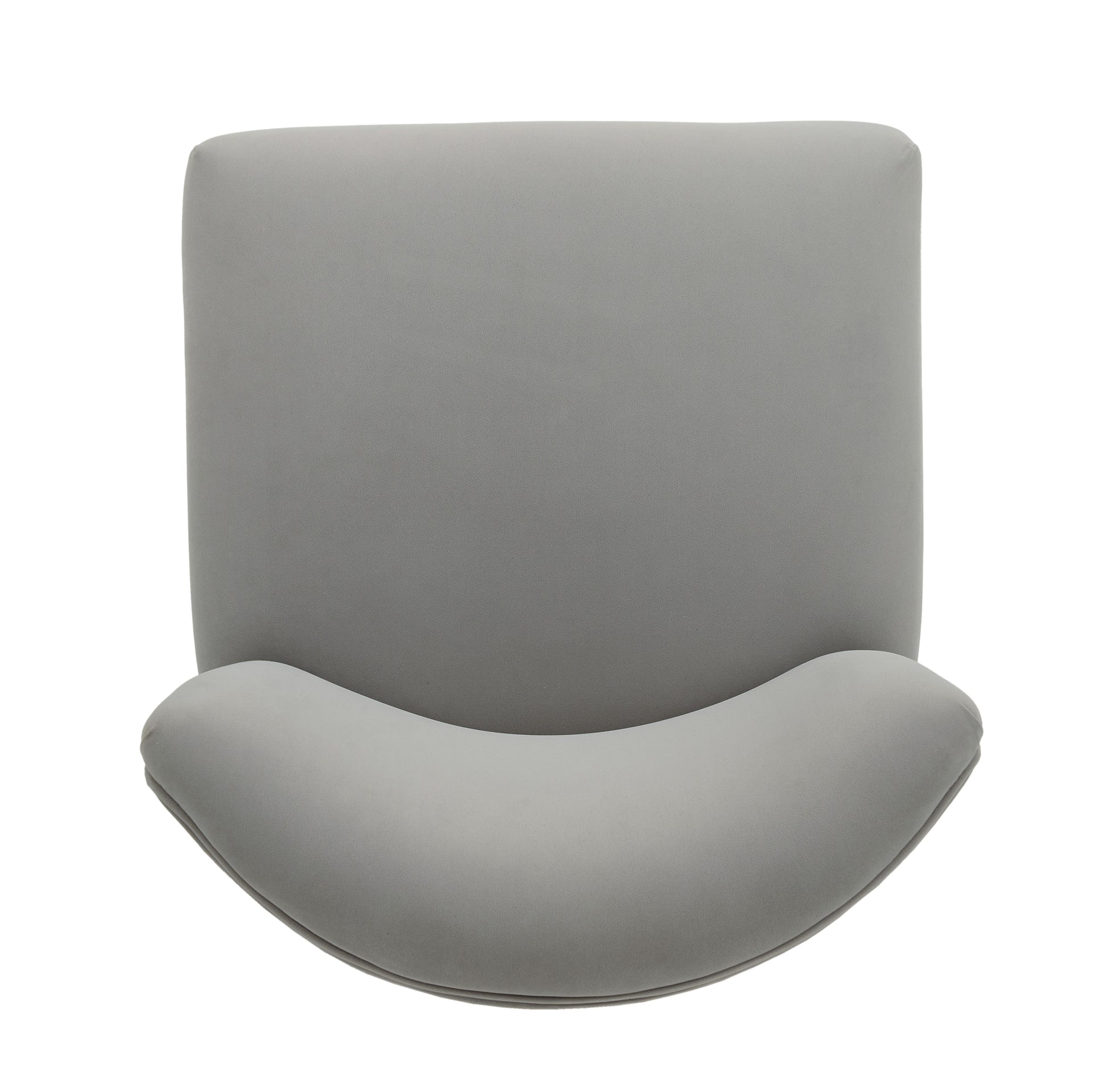 27inch-counterstool, modern design with a smooth, light - colored fabric and circular footrest with a gold - colored finish,creates a sophisticated and luxurious look--Grey image 10