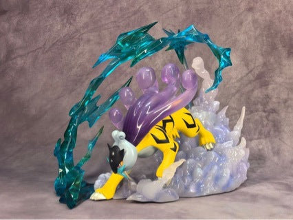 Pallet Town Raikou Quality Version Pokemon Anime GK Figure Model