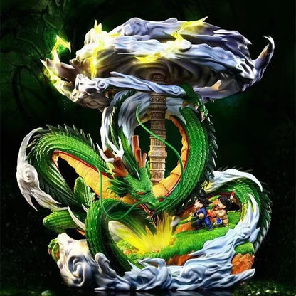 Dragon Ball Shenron & Kid Goku on Karin Tower Figure, Premium Version