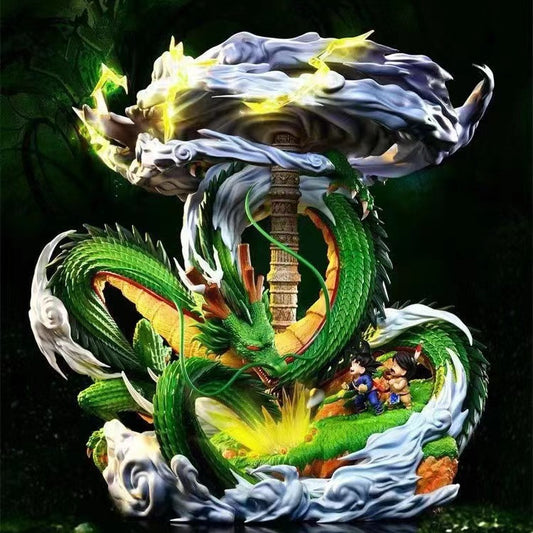 Dragon Ball Shenron & Kid Goku on Karin Tower Figure, Premium Version