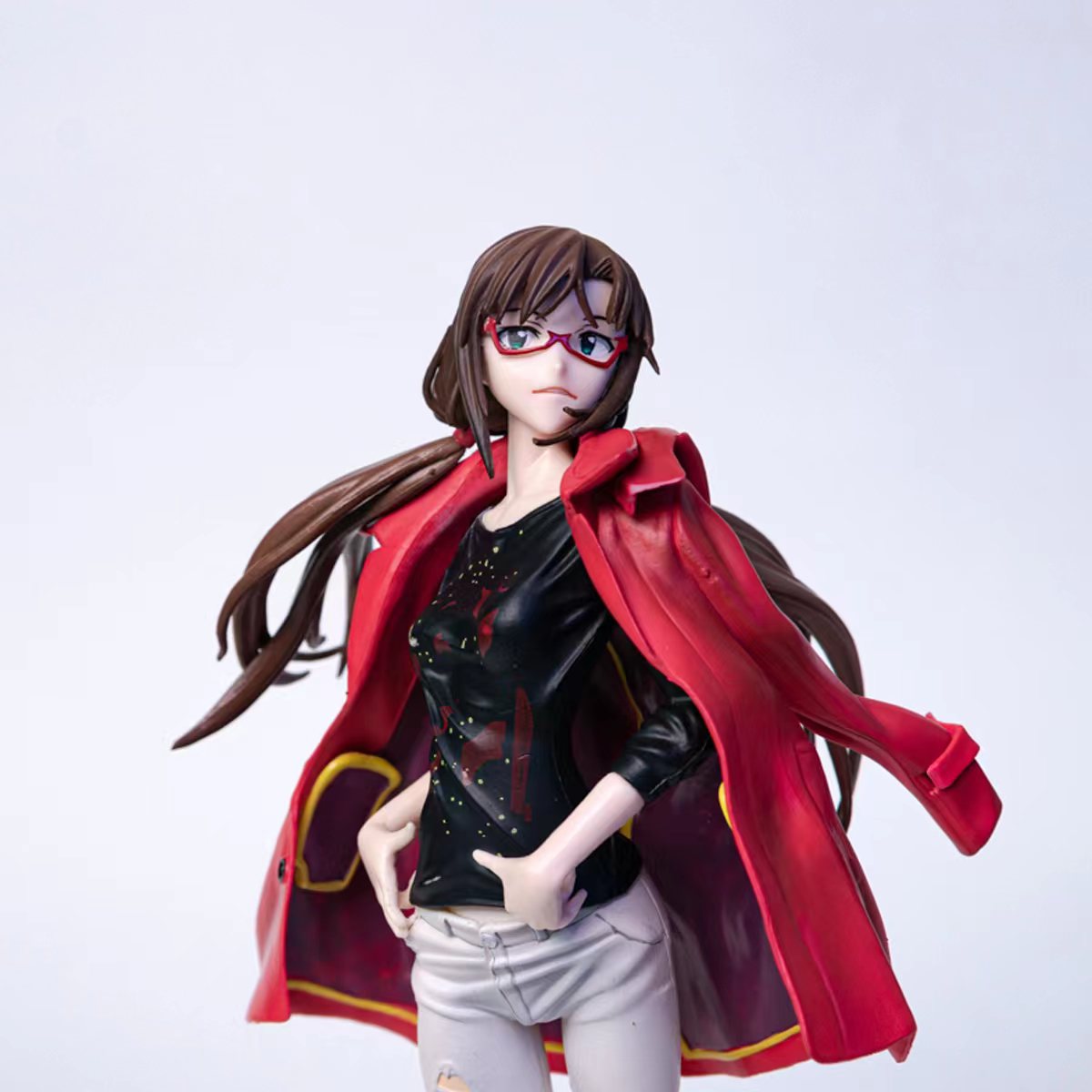 Evangelion Asuka Langley Shikinami Mari Makinami Girl Figure Anime Game Statue