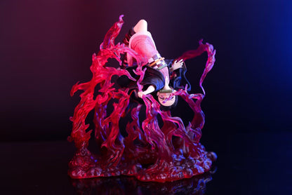 Demon Slayer GK Bloodthirsty Nezuko Flying Pose Butterfly Shinobu Scene Anime Figure Model Desktop