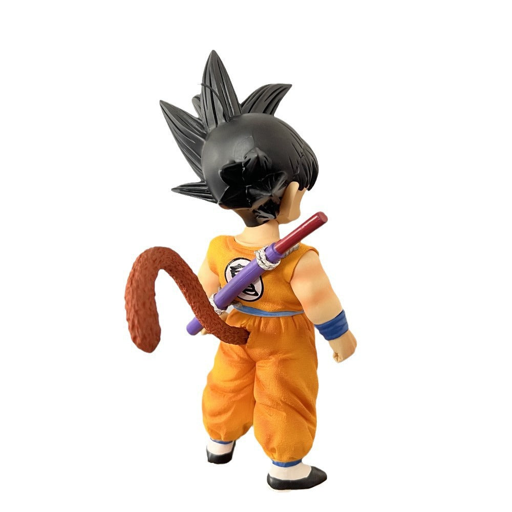 ZF Dragon Ball Standing Little Goku Figure Model Ornament Battle Gift