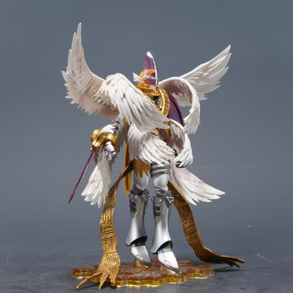Anime WarGreymon Omnimon HolyAngemon Figure Model Statue Desktop Ornament