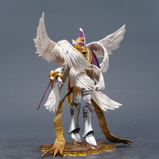 Anime WarGreymon Omnimon HolyAngemon Figure Model Statue Desktop Ornament