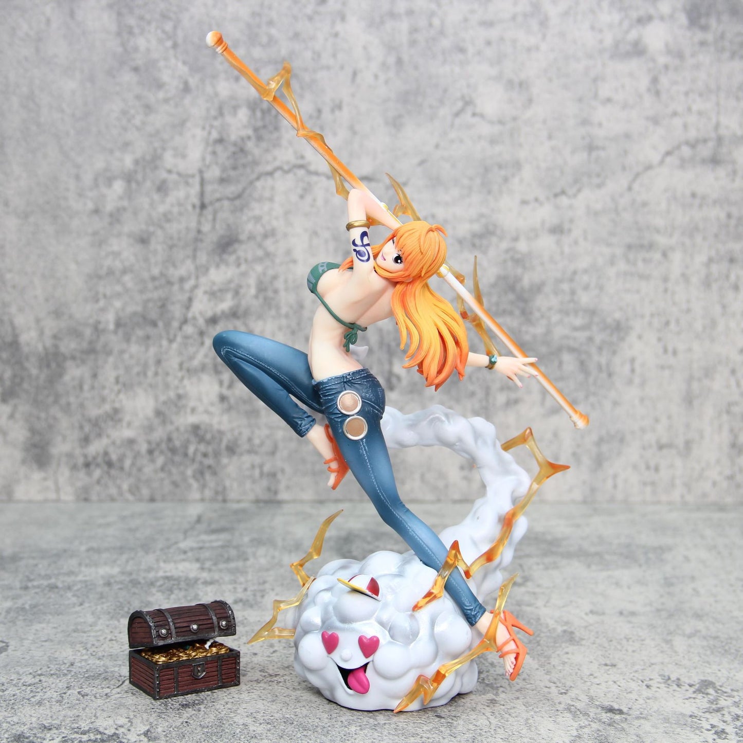 SH One Piece IU Popmax Resonance Nami Straw Hat Crew GK Figure Model Ornament