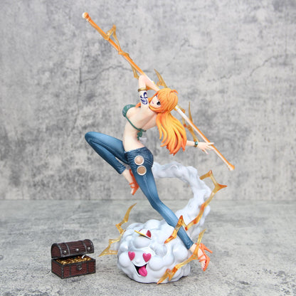 SH One Piece IU Popmax Resonance Nami Straw Hat Crew GK Figure Model Ornament