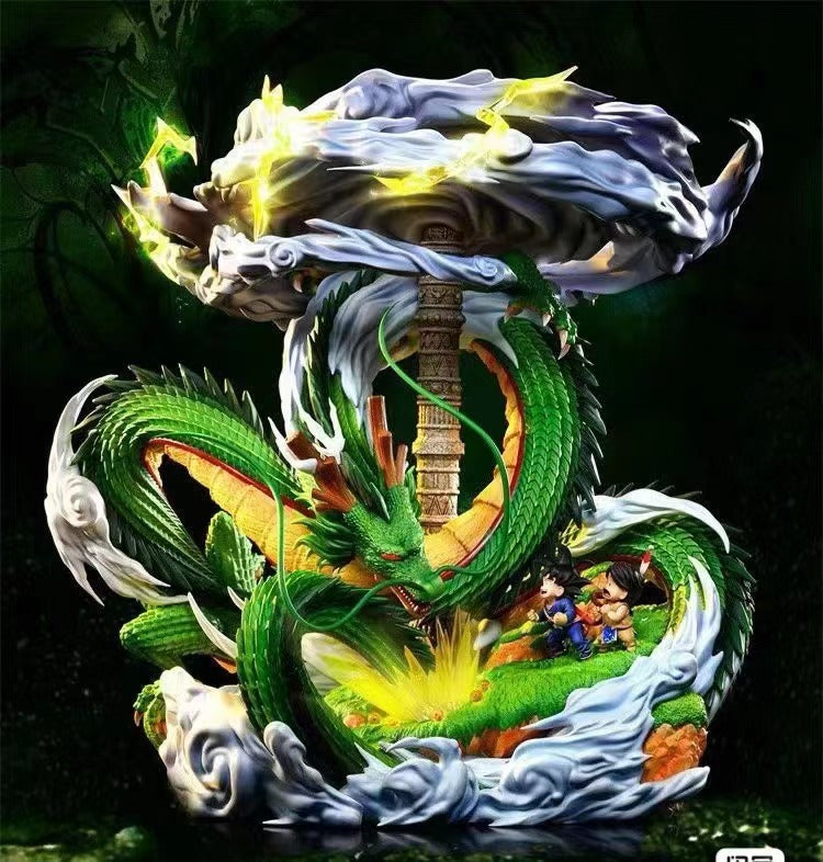 Dragon Ball Shenron & Kid Goku on Karin Tower Figure, Premium Version