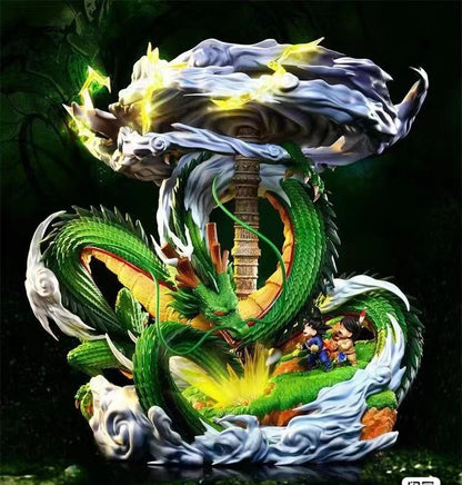 Dragon Ball Shenron & Kid Goku on Karin Tower Figure, Premium Version