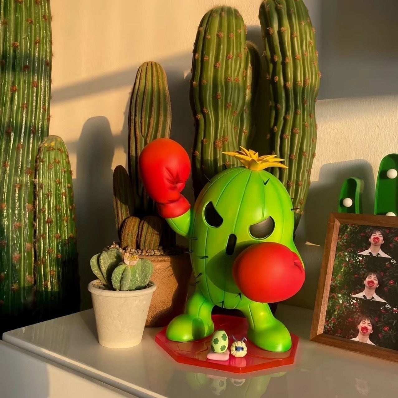 Digimon Cactus Spray Anime Desktop GK Model Figure Ornament Gift