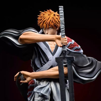 Bleach Ichigo Kurosaki Bankai Figure Statue GK Anime Collectible Gift