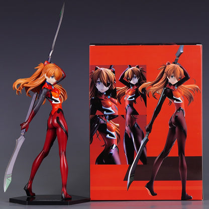Evangelion Battle Suit Asuka Figure Anime Model